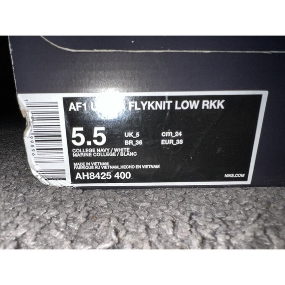 NIKE AF1 ULTRA FLYKNIT LOW RKK ROBERT KRAFT NEW ENGLAND PATRIOTS 5.5 AH8425-400 - Picture 12 of 13